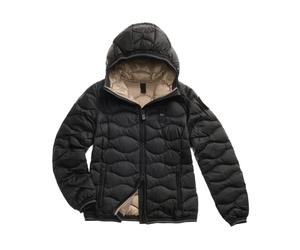 Black Wave Puffer Coat - female - Blauer - Winter Jackets - Black - XL - Jackets XL