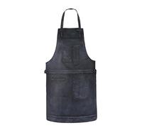 Black Wax Full Grain Leather Bib Butcher Apron Chef BBQ DIY Barber Woodwork Apron Gift