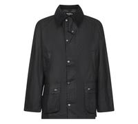 Black Waxed Cotton Coat with Tartan Lining - male - Barbour - Light Jackets - Black - XL - Jackets XL