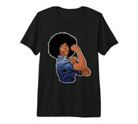 Black We Can Do It Black Rosie The Riveter Premium T-Shirt