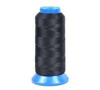 Black Weaving Thread 1500 Yards 210D High Strength Polyester Thread for Wig Making & Hair Extension Sewing (Black)