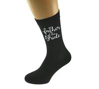 Black Wedding Script Design Socks UK Adult 5-12 in Various Roles (Brother of the Groom)