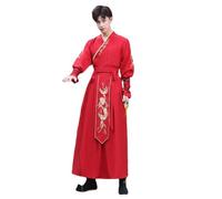 Black Wei Jin Hanfu Men's Set Ancient Style Men's Hanfu High-Grade