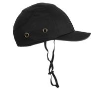 Black Welding Hat for Men, Breathable Work Cap | EVA Sponge and ABS Materials, Four Eyelets, Secure Comfortable Fit for Extended Wear around Sparks, Debris