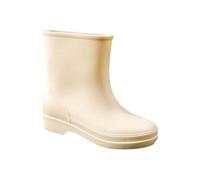 Black Wellies Ladies Waterproof Boots Garden Shoes Women Mid Boots for Women Rain Slip Casual Shoes Short Ankle Outdoor Casual Designer Rain (Beige,5.5)