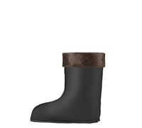 Black Wellies Waterproof Ankle Boots Women Ladies Garden Shoes Silicone Rain Shoe Cover Women Autumn and Winter Rain Boots Men's Cotton Cover Men and Plus Velvet Thick Warm Cold Proof Rubber Shoes Cot