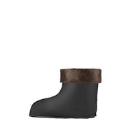 Black Wellies Waterproof Ankle Boots Women Ladies Garden Shoes Silicone Rain Shoe Cover Women Autumn and Winter Rain Boots Men's Cotton Cover Men and Plus Velvet Thick Warm Cold Proof Rubber Shoes Cot
