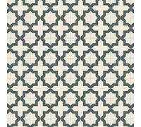 Black & White 2.6mm Vinyl Flooring Designer Geometric Vinyl Plank For Domestic & Light Office Use-3M(9'9") X 3M(9'9")-9M²
