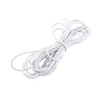 Black/White 5M/10M Elastic Bungee Cord Nylon Cords Kayak Stretch String Rope Tie Down Trailer Strap(5mm*10M-White) Painting Tools