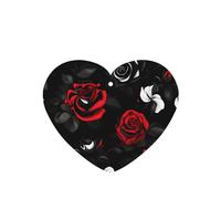 Black White And Red Roses Printing 10 Pcs Air Freshener Cards,Car Scented Hanging Sheets Air Freshener Set For Car Decoration
