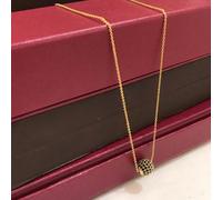 Black White Ball Simple Handmade Gold Ball Dokiya Pendant Necklace The Colourful Aura Black One Size