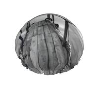 Black White Beach Pier Print Shower Cap for Women & Men - Reusable, Double Layer, Breathable, Hair Bath Cap L