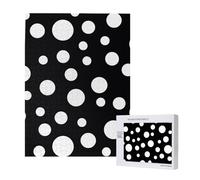 Black & White Big Dot Printed Jigsaw Puzzle with Storage Box, Wooden Puzzle for Adults and Kids, 500 Pieces Family Fun Decorative Game, 38x52 CM