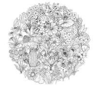 Black & White Botanical Polyester Stickers, 50 PCS Waterproof Hand-Drawn Floral Decals for Laptops, Scrapbooking, Journals, Notebooks, Water Bottles, Suitcases, Phones & DIY Decor