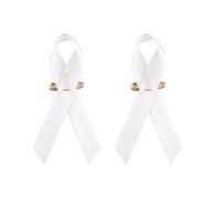 Black White Bow Brooch Funeral Jewelry with Secure Clasp, Elegant Accessory for Formal Memorial Brooch Black White Bow Design Lapel Accessory for Sympathy, 2个装, As described