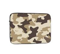 Black White Camouflage Pattern Laptop Sleeve 15 Inch Shockproof Protective Notebook Case Travel Laptop Bag for Men Women
