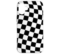 Black White Checkerboard Case for iPhone 16 Plus