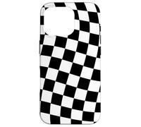 Black White Checkerboard Case for iPhone 16 Pro