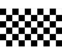 Black & White Chequered Flag F1 Checkered Flag Newcastle United 5Ft X 3Ft