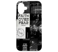 Black White Christian Faith Bible Verse Collage Aesthetic Case for iPhone 16 Plus