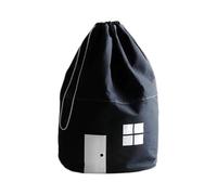 Black White Cotton House Shaped Drawstring Organiser For Children's Toy Storage And Kids Room Decoration Kids Room Decoration