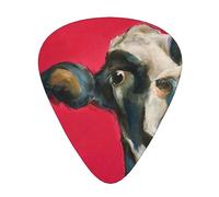Black White Cow Guitar Paddle 12 Pack Guitar Pickup Suitable For Playing Acoustic Guitars, Electric Guitars, Etc.