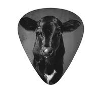 Black White Cow Guitar Paddle 12 Pack Guitar Pickup Suitable For Playing Acoustic Guitars, Electric Guitars, Etc.