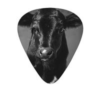 Black White Cow Guitar Paddle 12 Pack Guitar Pickup Suitable For Playing Acoustic Guitars, Electric Guitars, Etc.