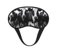 Black White Cows Sleep Mask for Side Sleeper, Light Blocking Night Masks for Sleeping Eye Mask for Women Men Eye Cover Soft Comfortable Eye Shade for Travel, Nap