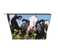 Black White Cows, Toiletry Pouch Makeup Bag Cosmetic Bag Portable Travel Toiletry Bag
