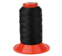Black/White/Dark Blue/Orange/Dark Gray 500 Meters Strong Bonded Nylon Tent Backpack Sewing Thread - Black