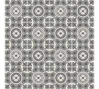 Black White Designer Effect 1.90mm Vinyl Flooring Sheet Vinyl Flooring UK Black 4000mm x 1000mm