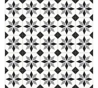 Black White Designer Effect 2.3mm Vinyl Flooring Sheet-1mX3m Vinyl Flooring UK Black One Size