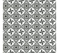 Black White Designer Effect Anti-Slip Vinyl Flooring For Kitchen, Bathroom, Livingroom, 2.8mm Vinyl Sheet-2M(6'6") X 4M(13'1")-8M²