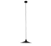 Black & White Dome Pendant Light, Stylish Ceiling Lighting For Bedroom, Sleek Hanging Lamp With UK Fittings Premier Housewares Black One Size