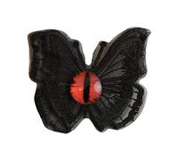 Black/White Eyeball Butterfly Shape Hairpin For Woman Punk Charm Hair Clip Aesthetics Hair Accessories