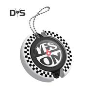 (black white) Fate Decision Stress Relief Toy Anxiety Turntable for Adults Rotating Fun Wheel Toy Gift for Men Women