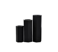 Black White Female Hex Nylon Motherboard Standoff Spacing Bolt Screws M2 M2.5 M3 M4 M5 M6 Rack Spacers Columns For PCB(Black,11MM_M2 (50PCS))