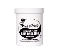 Black & White Hair Dressing Pomade 200ml | Long Hold Hair Wax