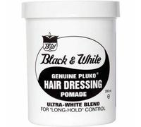 Black & White Hair Dressing Pomade 200ml | Long Hold Hair Wax
