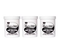 Black & White Genuine Pluko Hair Dressing Pomade 200ml x3
