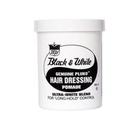 Black & White Hair Dressing Pomade 200ml | Long Hold Hair Wax
