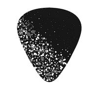 Black White Glitter Premium Bass Electric Guitar Picks,Guitar Plectrum For Unparalleled Musical Experience