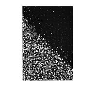Black white glitter Prints Wooden Jigsaw Puzzle 300-Piece in Plastic Box, 26x38 CM Eco-Friendly Educational Puzzle for Family Fun & Adult Relaxation
