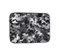 Black White Gray Camouflage Laptop Case Sleeve 12 inch Laptop Bag Shockproof Computer Carrying Cover Protective Notebook Case