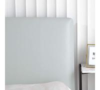 Black/White/Grey Faux Leather Headboard Cover Decorative Headboard Protector Bed Headboard Slipcover for 150CM Beds Stylish Bedroom Décor Easy to Clean & Install