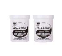 Black & White Hair Dressing Pomade 200ml | Long Hold Hair Wax