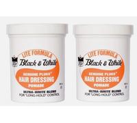 Black & White Genuine Pluko Hair Dressing Pomade Lite Formula 200ml