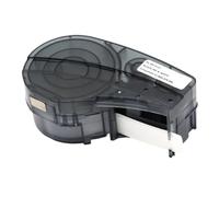 Black White Label Tape Compatible with Label Printer Models M21 375 595 WT for Part Number M21-375-595(1 pcs)