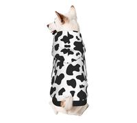 Black & White Leopard Print Dog Hoodie For Small Dogs, Warm, Soft, And Breathable Sweatshirt, Easy To Wear Jumper, Pet Winter Weather Coat Pullover